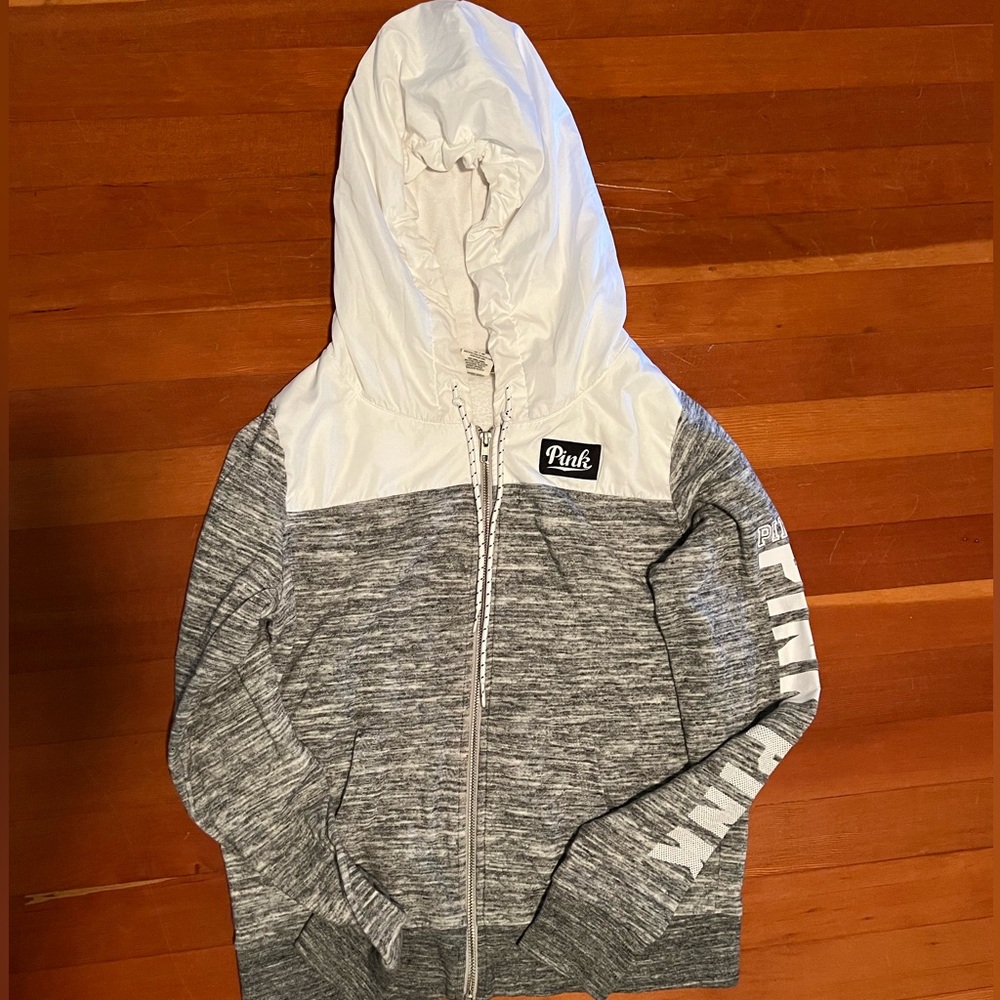 VS Pink Zip up sweater